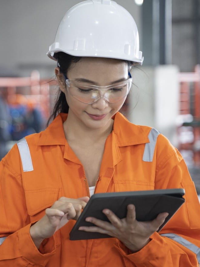 Engineer in orange - Digital