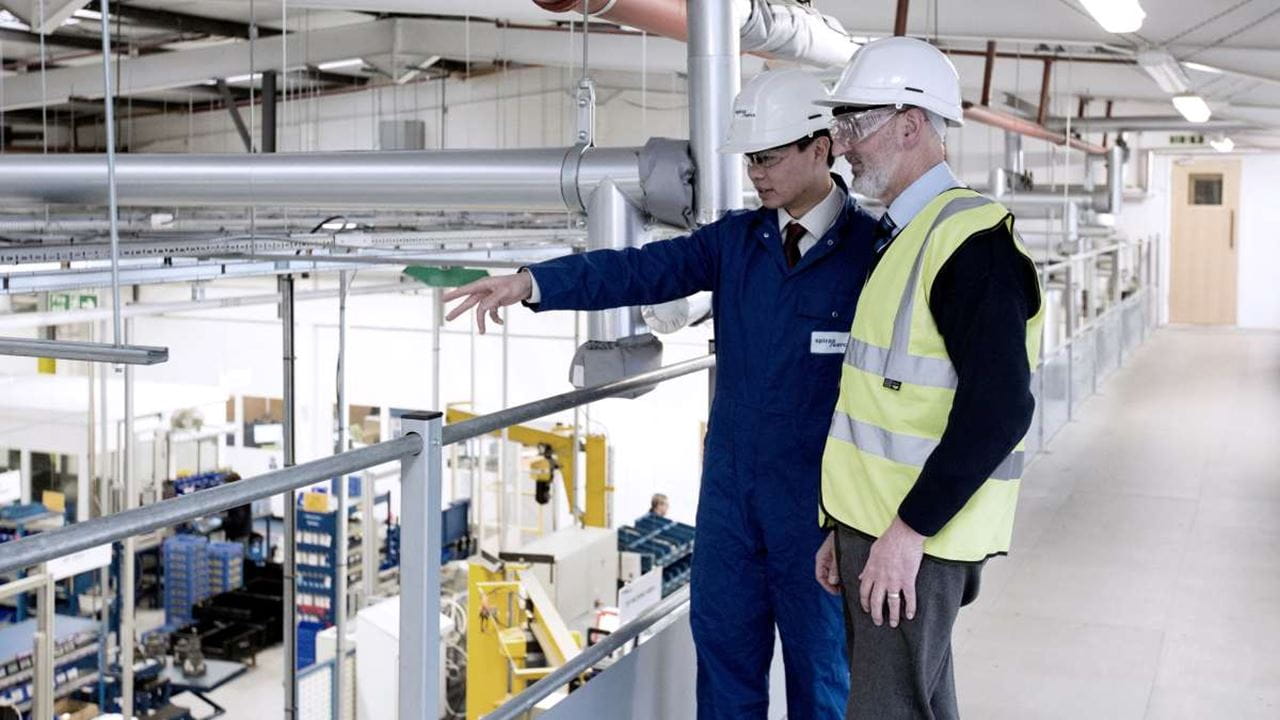 Spirax Sarco engineers assessing customer steam plant