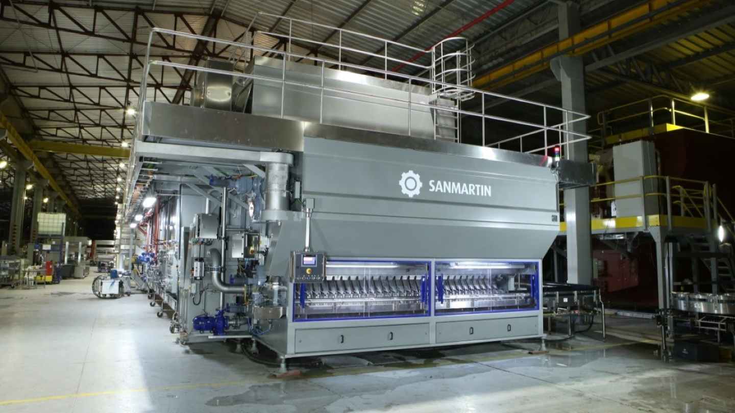 Sanmartin Machinery on display with the logo OEM Case Study