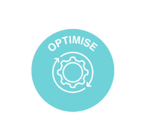 Optimise customer sustainability icon