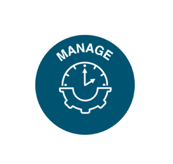 Manage customer sustainability icon