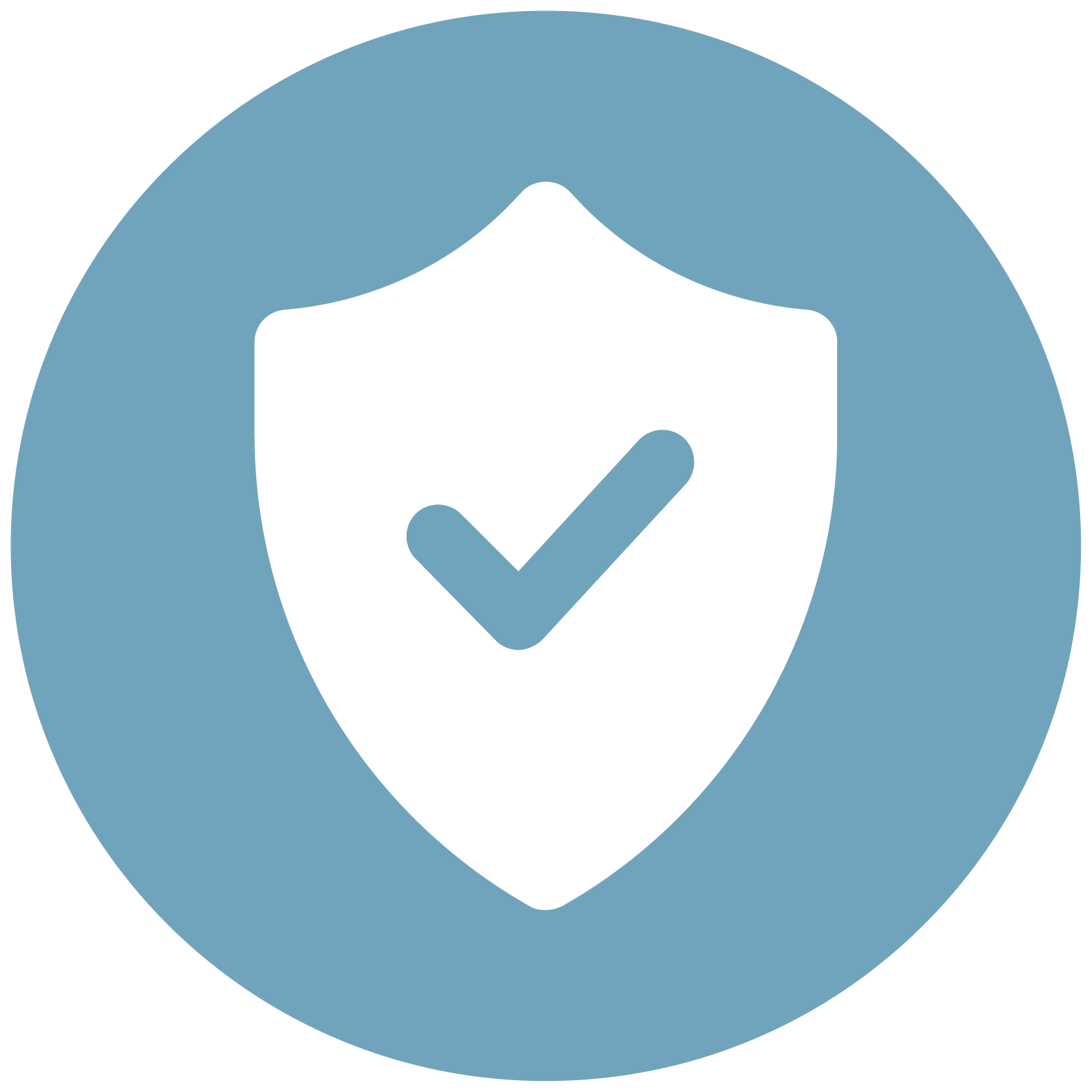 WSTM tick and shield icon