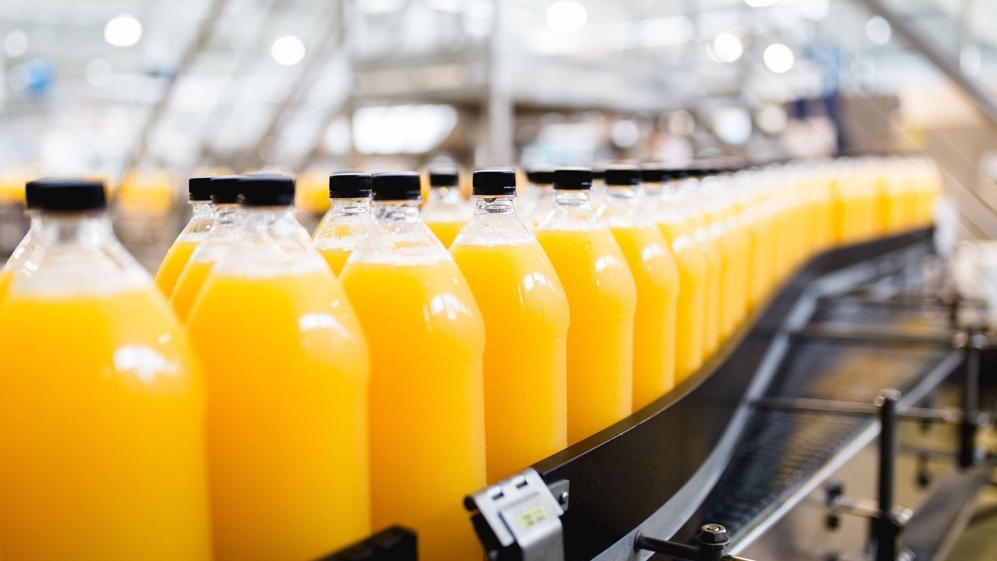 Food and Beverage Orange Bottles Production Line 
