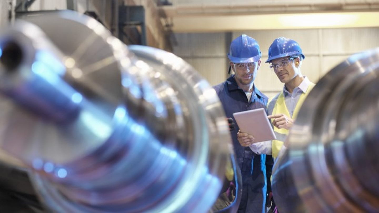 Spirax Sarco engineer working in steam plant