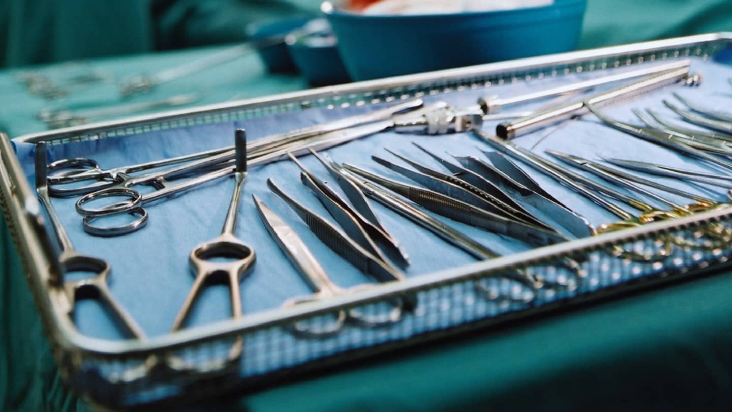 Sterilised medical equipment