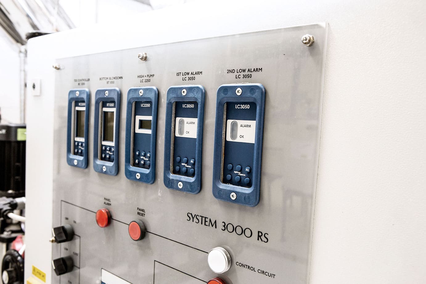 Boilerhouse Level Controls Panel
