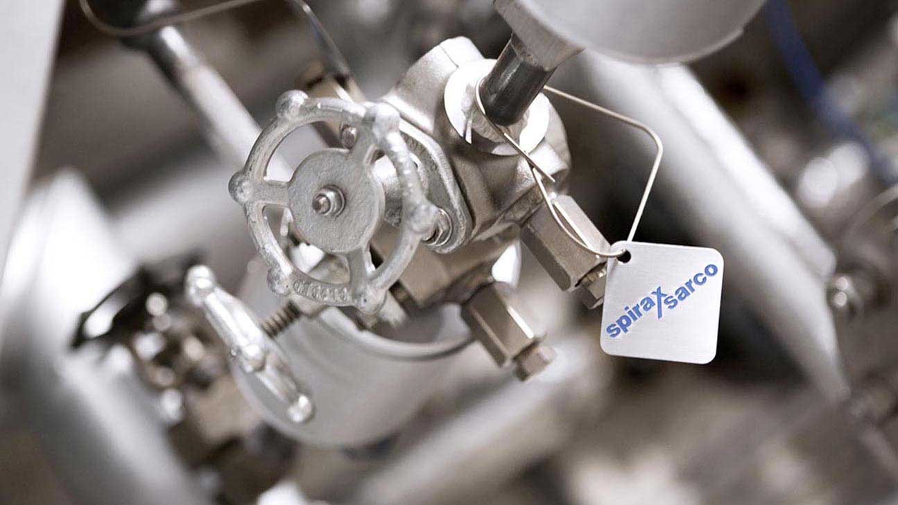 Ball float steam trap installation