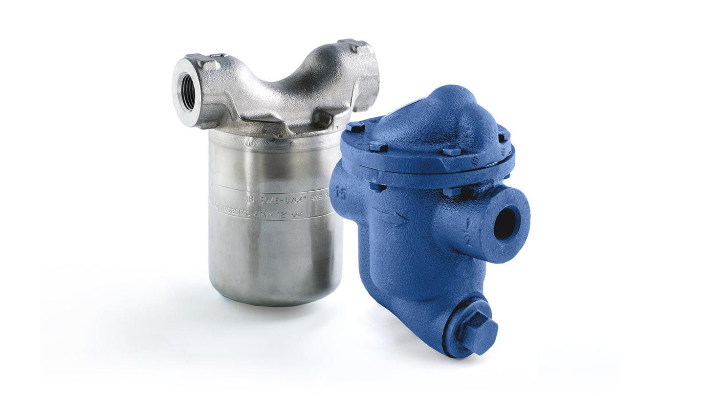 Sealed Steam Traps Range Blue