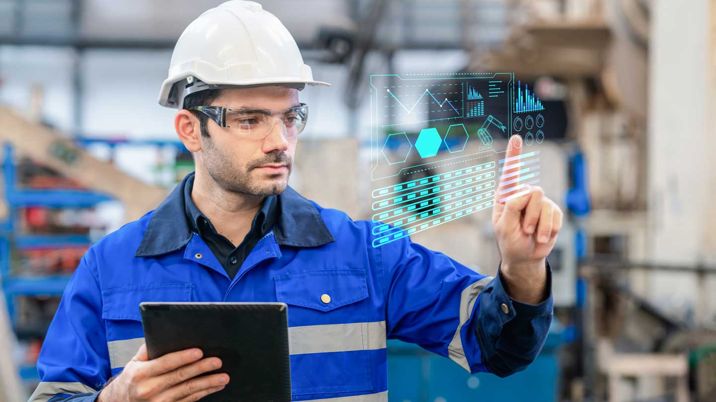 Engineer with data