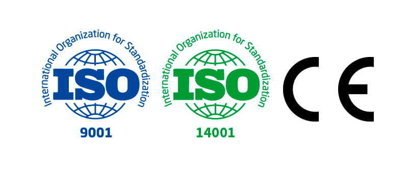 Certificações CE ISO 14001 9001 Hiter
