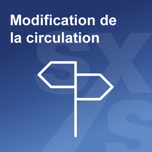 Modification de la circulation