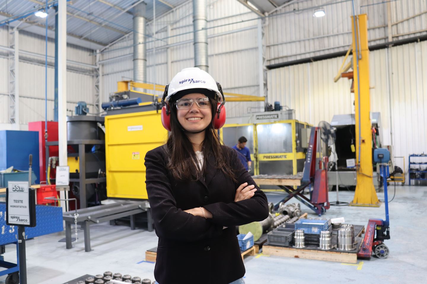 Woman in factory