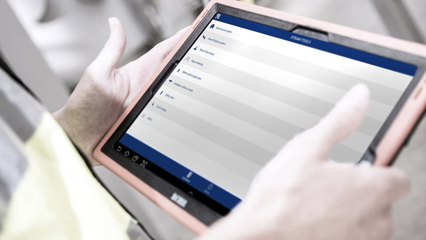 Tablet showing SXS apps