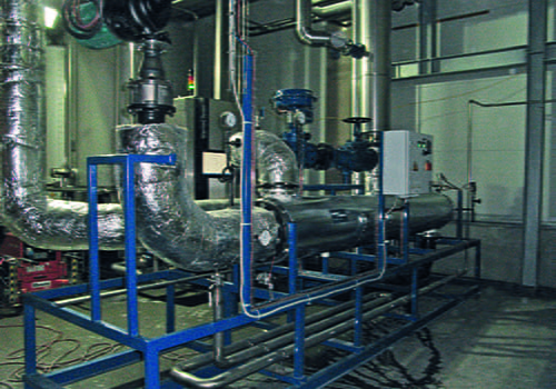 Turflow-Wärmeübertrager-Station