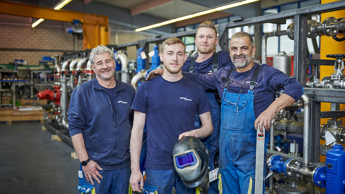 ein Teil des Werkstatt-Teams in Konstanz