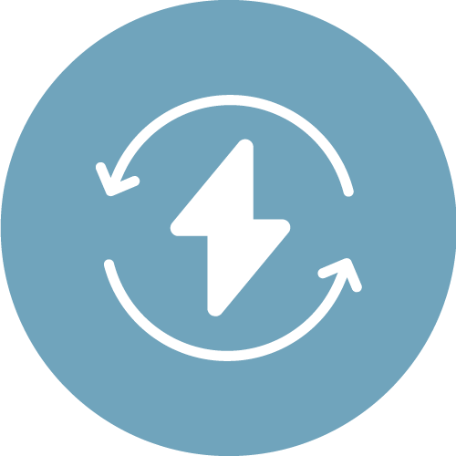 Flash in a moving circle